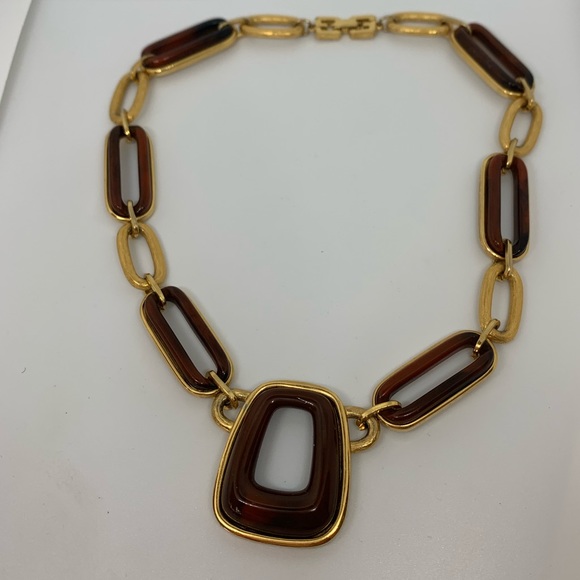 Givenchy Jewelry - GIVENCHY 1976 modernist statement necklace